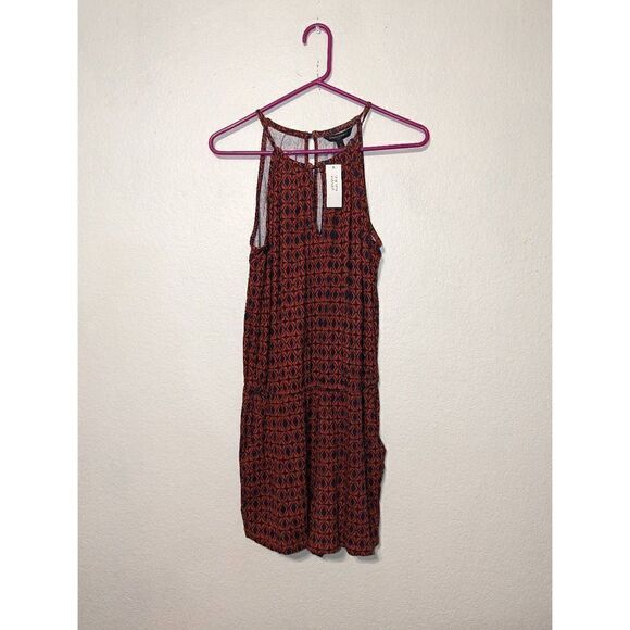 NWT Banana Republic Women's Geometric Keyhole Halter Blouson Romper Small - Picture 7 of 12